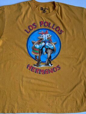 Men's Breaking Bad T Shirt Sz XL Los Pollos Hermanos Netflix The Chicken Bros